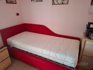 letto imbottito twils interamente sfoderabile