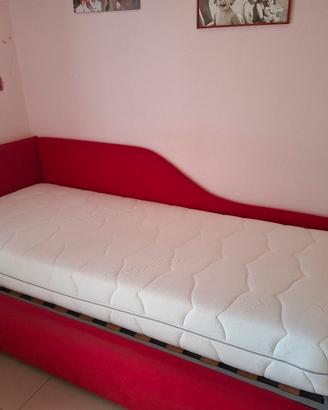 letto imbottito twils interamente sfoderabile