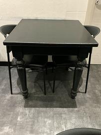 3 tavoli legno 80 x 80