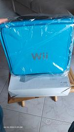 Borsa porta consolle Nintendo WII colore celeste