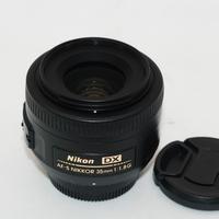 obiettivo lente Nikon AF-S 35mm f1.8 dx G AF 