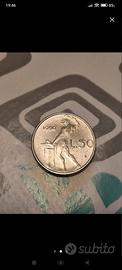 50 Lire piccole 1990 Errore di conio 