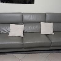 Divano 3 posti vera pelle