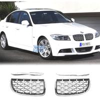 GRIGLIE BMW E90 E91 05-08 CROMATE DIAMANTE
