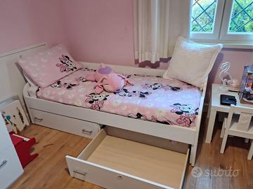 Letto singolo contenitore