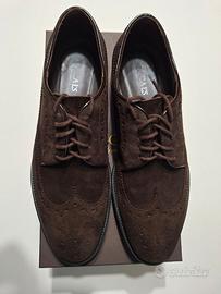 Stringata uomo Derby camoscio marrone Doucal's - T