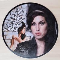 Vinile 33 giri da parete omaggio a Amy Winehouse 