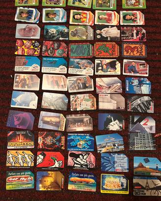 Collezione 110 card  / tessere telefoniche sip