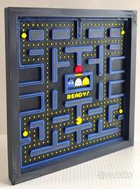 Quadretto 3D Pacman Arcade Retrogaming