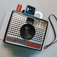Polaroid Land Camera Swinger Model 20 con custodia