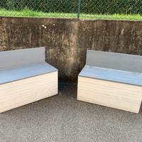 Due cassapanche in legno