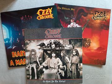 Vari vinili Ozzy Osbourne e Black Sabbath