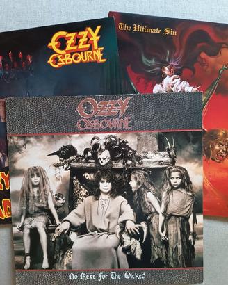 Vari vinili Ozzy Osbourne e Black Sabbath