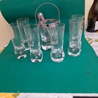 Servizio Cocktail Vetro e Metallo