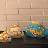 Ceramiche pesci fatto a mano