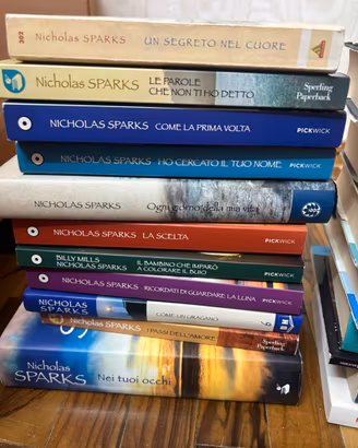 LIBRI NICHOLAS SPARKS