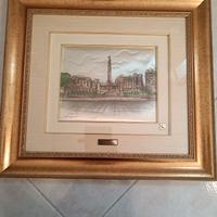 Quadro in argento statua della libertà Palermo 