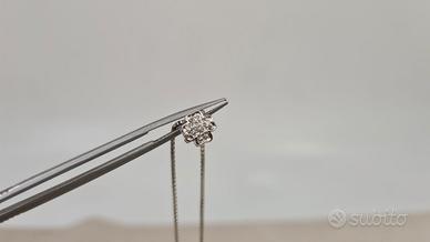 Catena Salvini in Oro 18 kt e Diamanti 0,07 Ct
