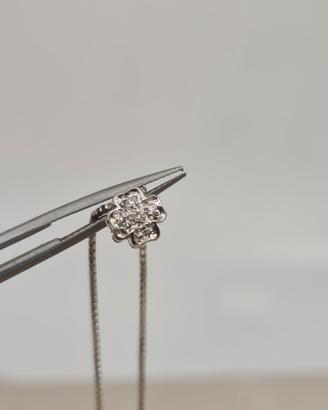 Catena Salvini in Oro 18 kt e Diamanti 0,07 Ct