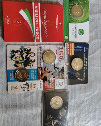 Monete commemorative coin card