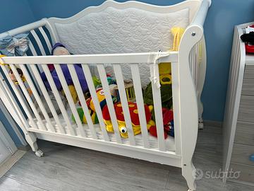 Culla spalliera trapuntata