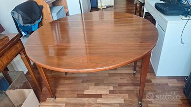 Tavolo da pranzo a bandelle anni 90