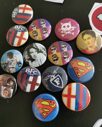 Pins spillette personalizzate 2,5 cm 50 pezzi