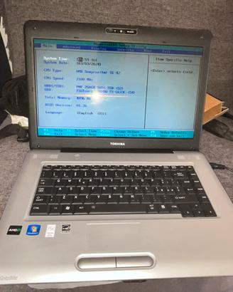 Toshiba Satellite L450D-113 grigio completo
