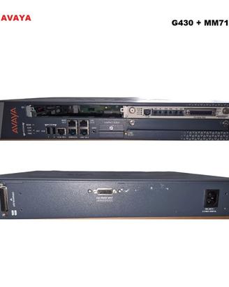 AVAYA G430 MEDIA GATEWAY CON MODULO MM710