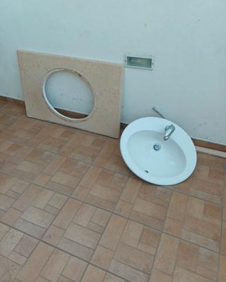 lavabo piu marmo 