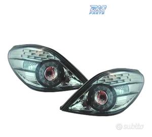 FANALI PEUGEOT 207 CC 06-12 LED FONDO CROMATO