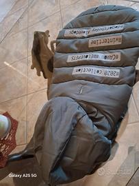 Piumino per cane grigio