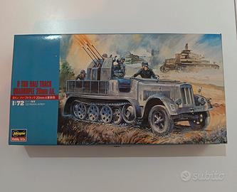 Hasegawa 8 ton Half truck quadruple 20mm 1/72