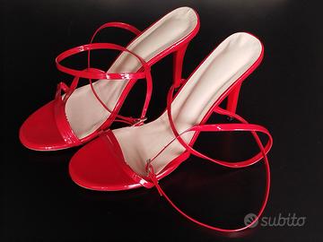 scarpe tacco 10 rosse 