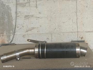 Scarico MIVV Carbonio Omologato e9 ME022 Ø56mm Sup