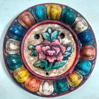 portaincenso terracotta con fior di loto