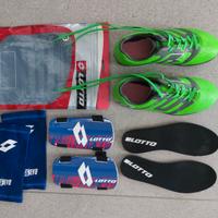 Scarpe da calcio nr. 33 + Parastinchi S / Bambino