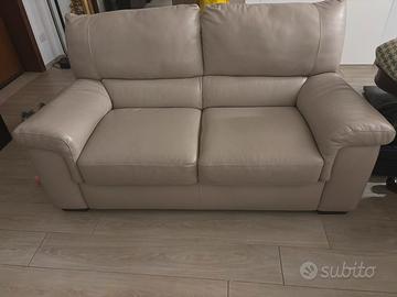 Divano 2 posti in pelle Divani & Divani