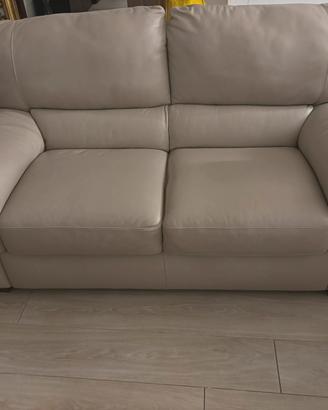 Divano 2 posti in pelle Divani & Divani