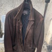 Giaccone uomo  pelle  scamosciata
