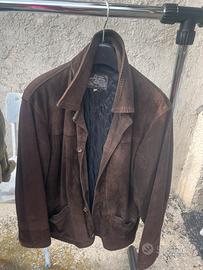 Giaccone uomo  pelle  scamosciata