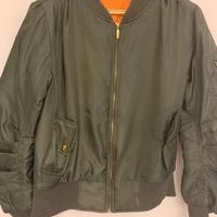 GIACCA BOMBER VERDE BOTTIGLIA