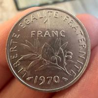 Moneta 1 Franco 1970 "Semeuse" - Francia