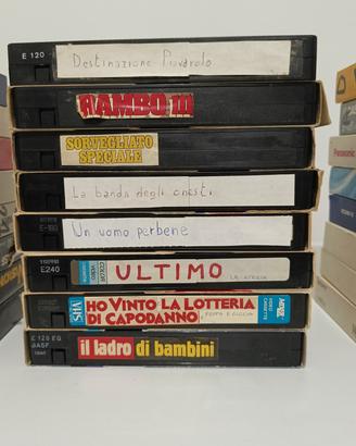 lotto VHS varie a 50 centesimi cadauna