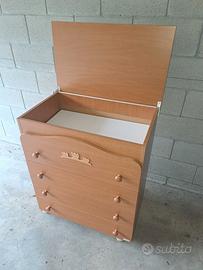 Fasciatoio 4 cassetti