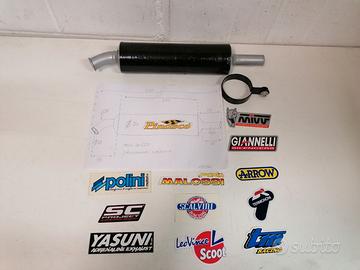 Silenziatore moto 2 tempi