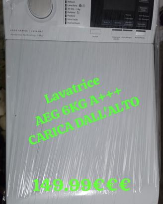lavatrice AEG 6KG CARICA DALL'ALTO 