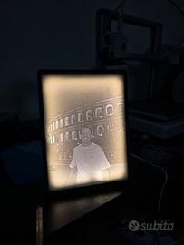 Lampada LED personalizzata con foto