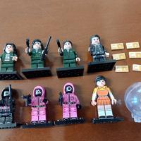 8 minifigure compatibili lego squid game 