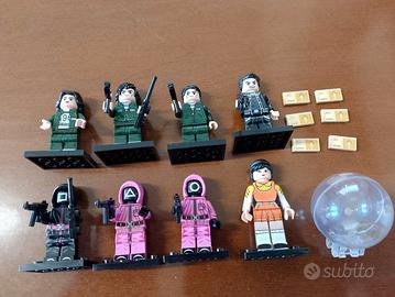 8 minifigure compatibili lego squid game 